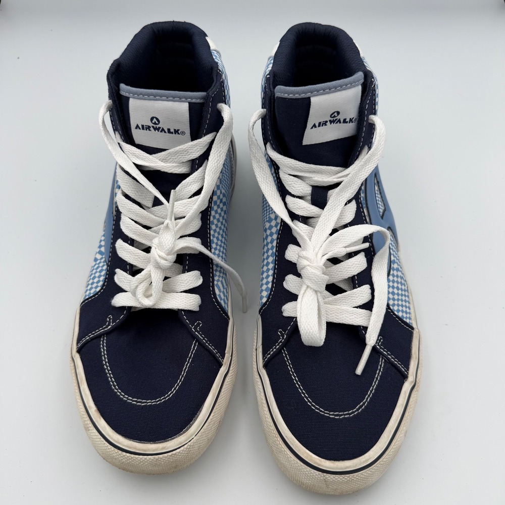 Airwalk Aurora Skate Shoes Mens Size 9 Blue Excellent Textile